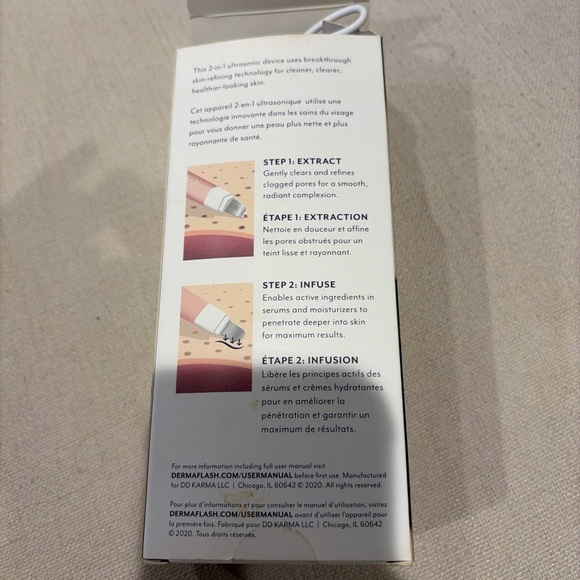 dermaflash dermapore pore extractoe and serum infuser new - Picture 4 of 15